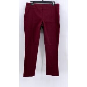 CROFT & BARROW Women's Petite Wine The Effortless Stretch Pant SZ 10P